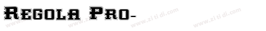 Regola Pro字体转换